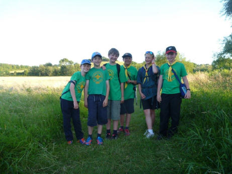 Scouts with Baden-Powell